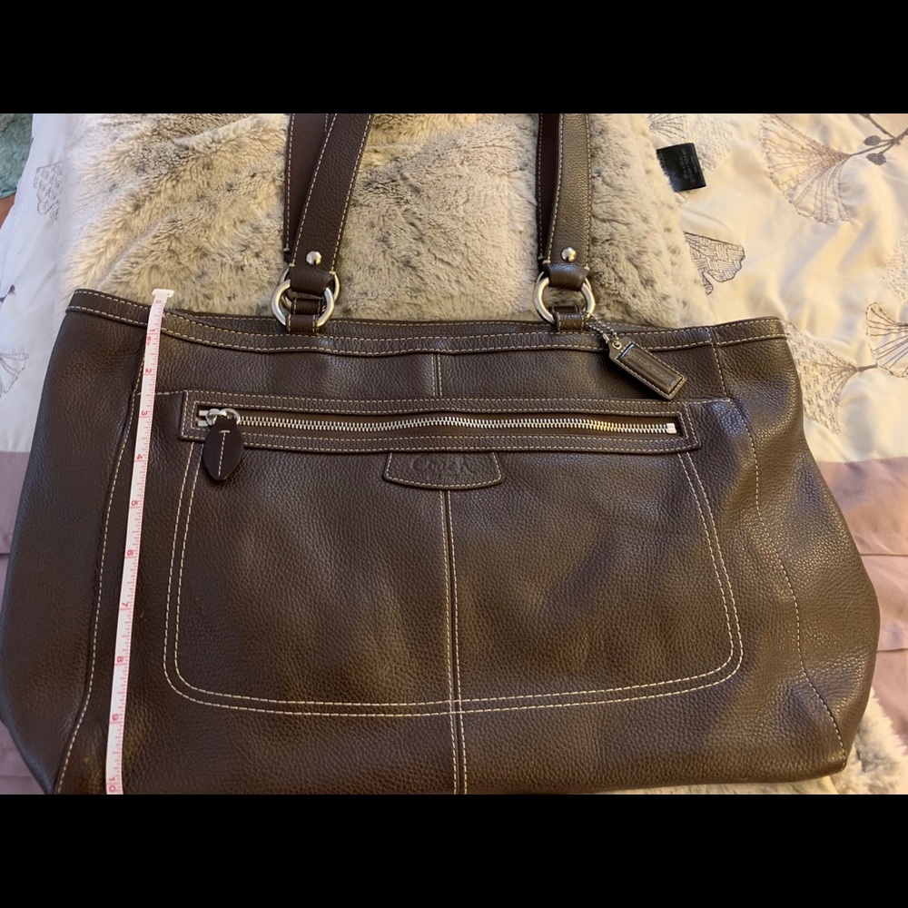 Coach Leather Bag Brown